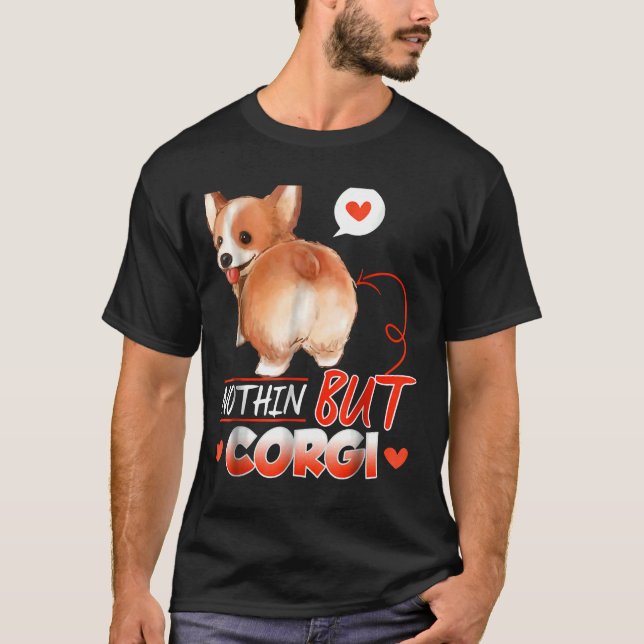 Camiseta Corgi Nothing Long Sleeve (Anverso)
