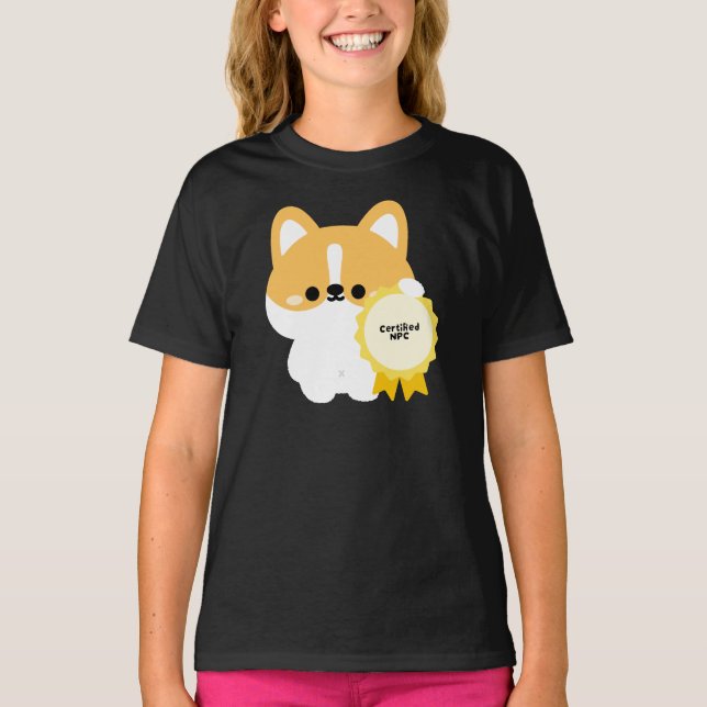 Camiseta Corgi NPC Certificado (Anverso)