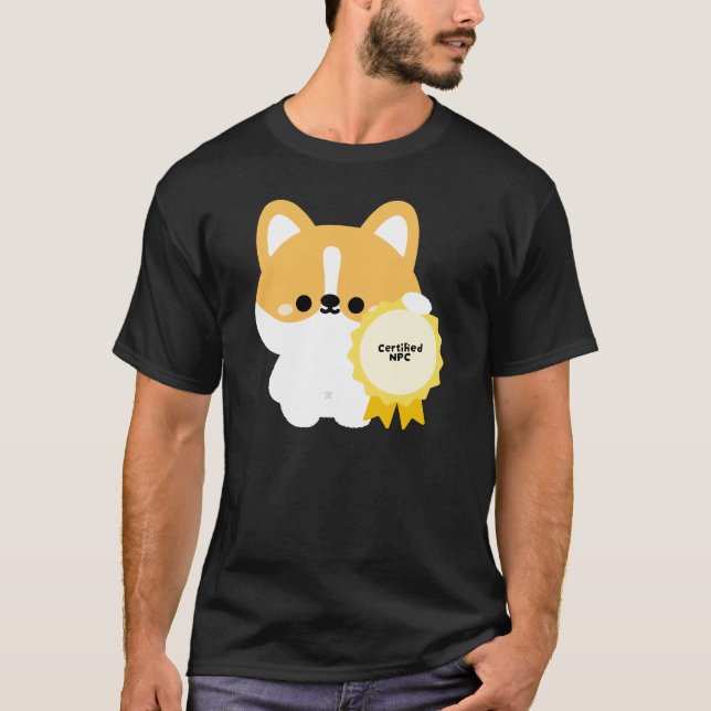 Camiseta Corgi NPC Certificado (Anverso)