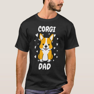 Camiseta Corgi Papá Padre Papito Pa Día del Padre Pem