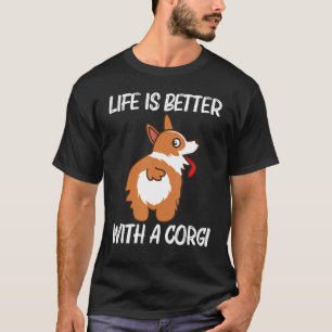Camiseta Corgi Para Hombres Mujeres Mascota Perro Animal Du