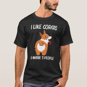 Camiseta Corgi Para Hombres Mujeres Mascota Perro Animal Pe