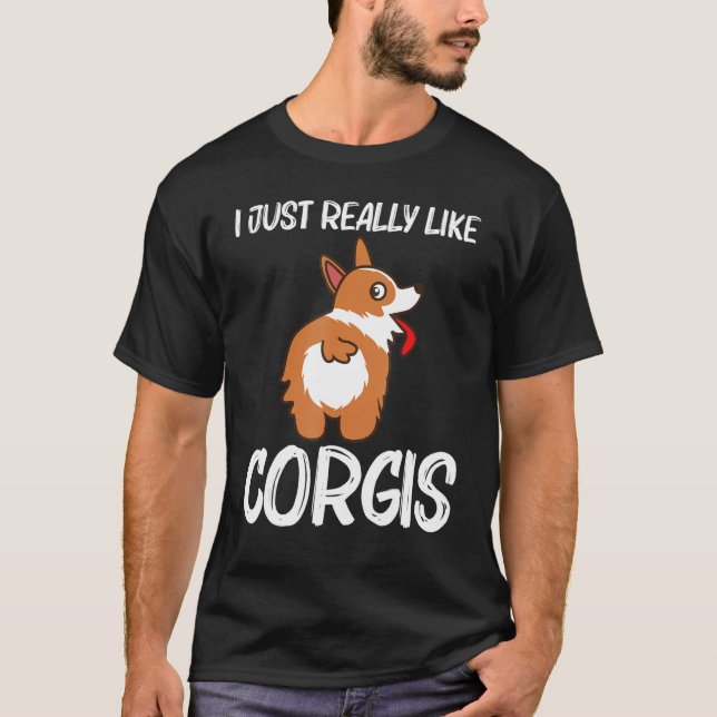 Camiseta Corgi Para Hombres Mujeres Mascota Perro Dueño De  (Anverso)