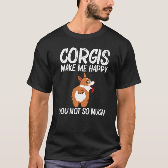 Camiseta Corgi Para Hombres Mujeres Mascota Perro Dueño De  (Anverso)