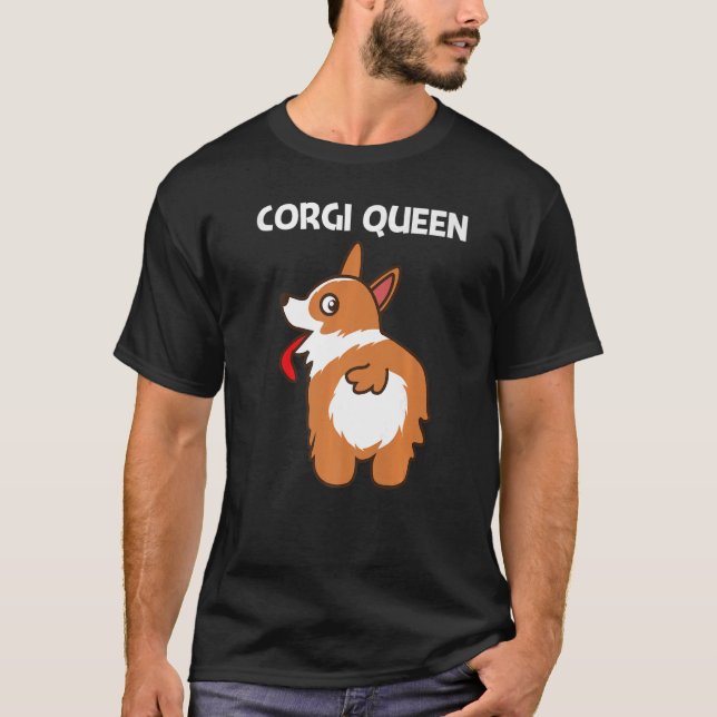 Camiseta Corgi Para Mujeres Madre Mascota Perro Dueña De Do (Anverso)