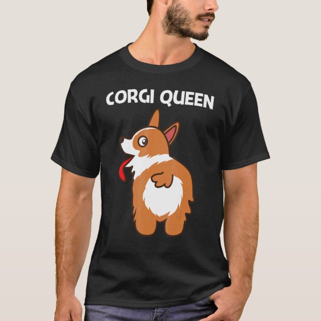 Camiseta Corgi Para Mujeres Madre Mascota Perro Dueña De Do (Anverso)