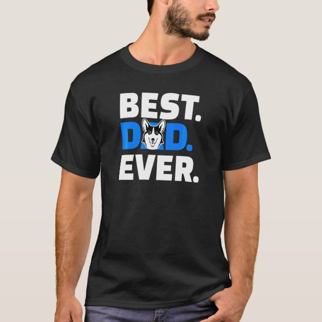 Camiseta Corgi Pembroke Dad (Anverso)