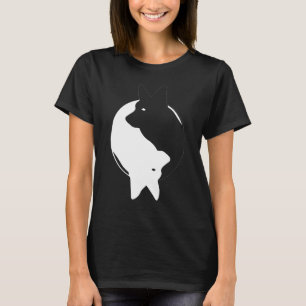 Camiseta Corgi Pembroke Símbolo Yin Yang Meditación Zen