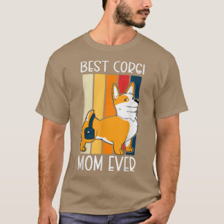 Camiseta Corgi Pembroke Welsh Mejor Mamá Corgi Nunca