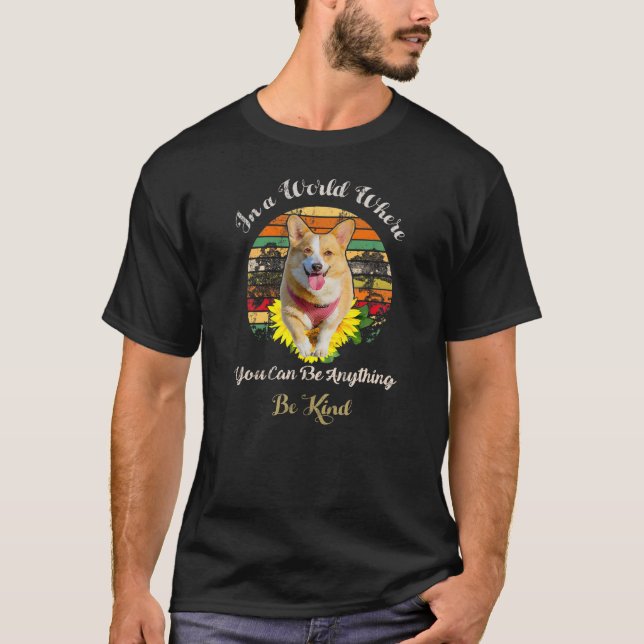 Camiseta Corgi Perro Amor Y Paz (Anverso)