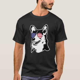 Camiseta Corgi Perro Aviadores Americanos Usa Animal Premiu
