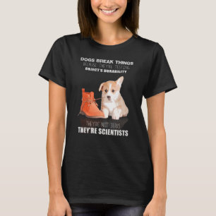 Camiseta Corgi Perro cachorro No son tontos Son científicos