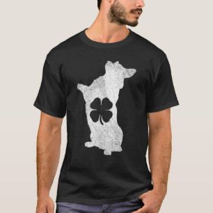 Camiseta Corgi Perro Día De San Patricio Trébol C Irlandés
