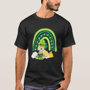 Camiseta Corgi Perro Duende Irlandés Arcoíris Santo San Pat