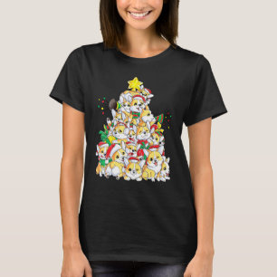 Camiseta Corgi Perro reno Merry Corgmas Santa Corgi Chris