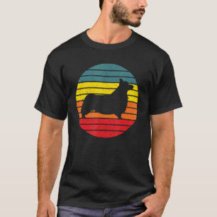 Camiseta Corgi Perro Retro Vintage 60s 70s Amores