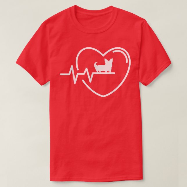Camiseta Corgi Pet Lover Adorable Perro latido (Diseño del anverso)