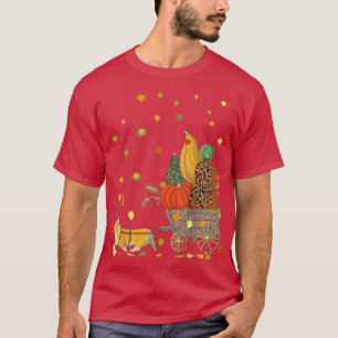 Camiseta Corgi Pumpkin Leopardo Perro Lover Fall Leaves Gra