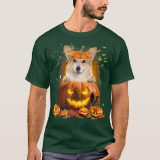 Camiseta Corgi PumpkinFunny Perro Cute Lover Halloween