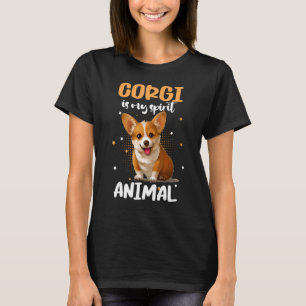 Camiseta Corgi Puppy Corgi Es Mi Animal Espiritual