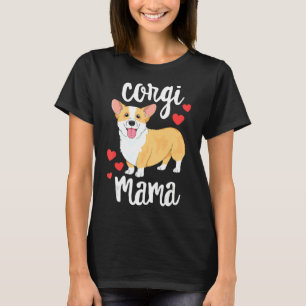 Camiseta Corgi Puppy Mom Dog Mama
