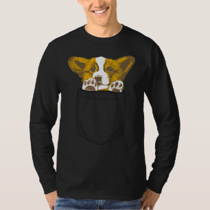 Camiseta Corgi Puppy Pocket