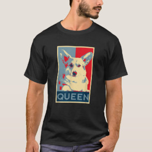 Camiseta Corgi Queen Funny Corgi Reina de Inglaterra