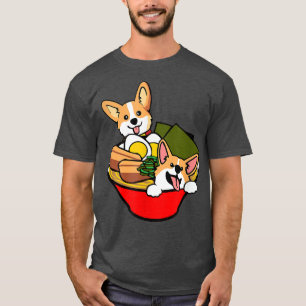 Camiseta Corgi Ramen, Regalos De Cumpleaños Para Los Amante