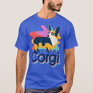 Camiseta Corgi Retro Dueño De Perro Pembroke Welsh Corgi Fu
