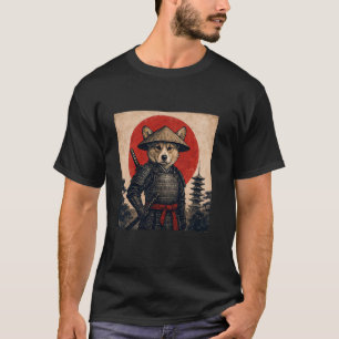 Camiseta Corgi Samurái Vintage Ukiyo-e Amante de los Perros