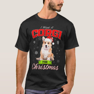Camiseta Corgi Santa Hat Xmas Quiero Corgi Para Navidades
