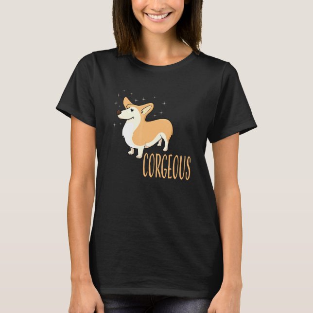 Camiseta Corgi Sentirse Hermoso (Anverso)