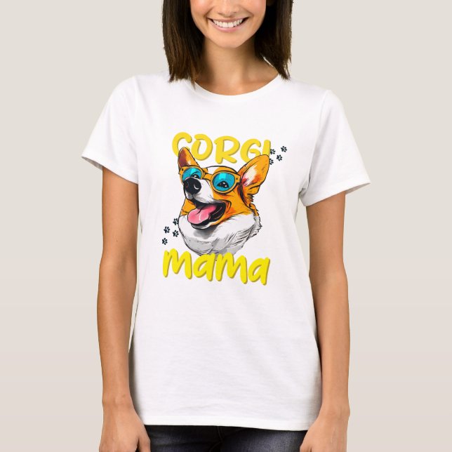 Camiseta Corgi Shirt | Corgi Sweatshirt | Perro Mamá (Anverso)