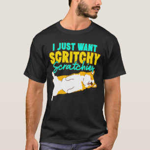 Camiseta Corgi, Solo Quiero Escratchies Críticos, Corgi D