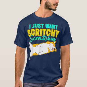 Camiseta Corgi, Solo Quiero Escratchies Críticos, Corgi D