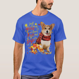 Camiseta Corgi Sólo Un Chica Que Ama A La Caída Y A Los Per