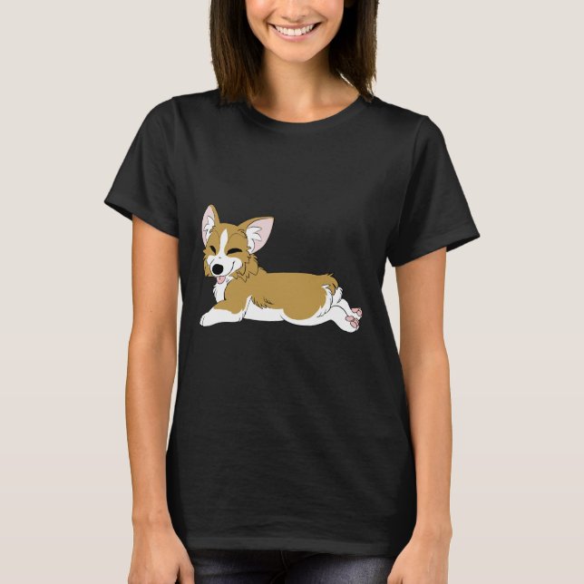 Camiseta Corgi Sploot (Anverso)
