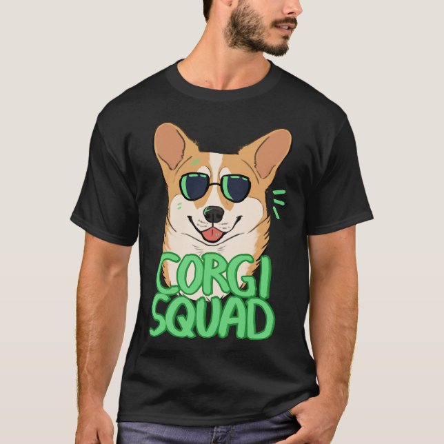 Camiseta Corgi Squad Red (Anverso)