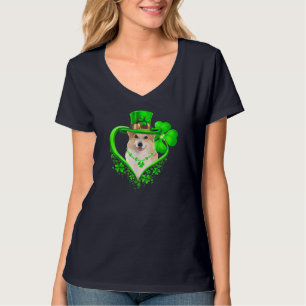 Camiseta Corgi St Patricks Day Lover Irish Shamrock Dog Lov