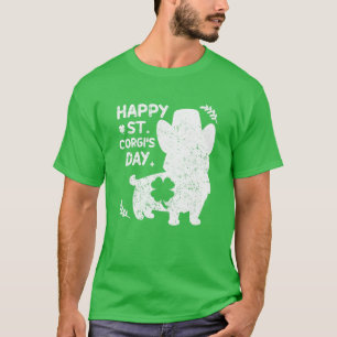 Camiseta Corgi St Patricks's Day Lucky Mama Dog Mom