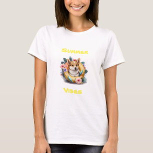 Camiseta Corgi Summer Vibes