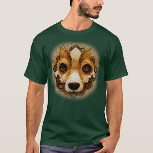 Camiseta Corgi Surreal Steampunk Artwork Perro 2