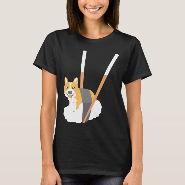 Camiseta Corgi Sushi Corgi Sushi (Anverso)