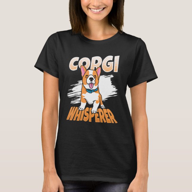 Camiseta Corgi Susurrador Perro Welsh Corgi (Anverso)