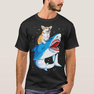 Camiseta Corgi T Niños Hombres Espacio Galaxia Regalos Jaws