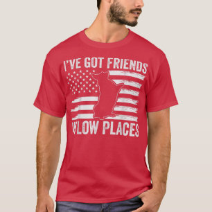 Camiseta Corgi Tengo Amigos En Lugares Bajos Con Wels Pembr