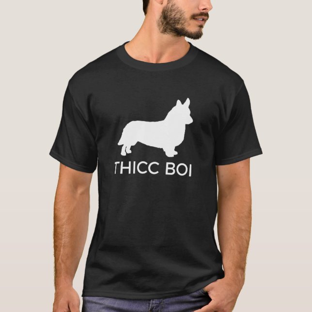 Camiseta Corgi Thicc Boi Corgi Corgi (Anverso)