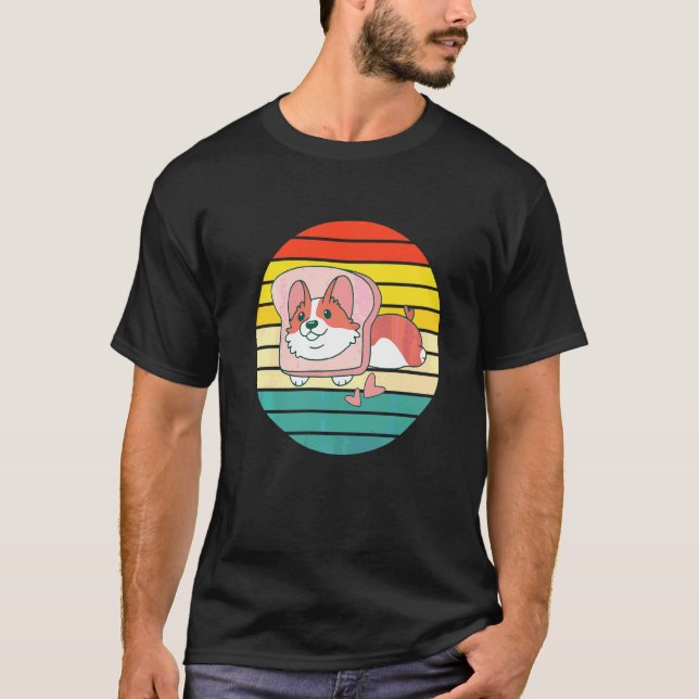 Camiseta Corgi Tostada Adorable (Anverso)