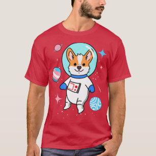 Camiseta Corgi Transgénero En El Espacio Trans Pride1440