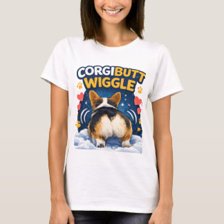 Camiseta Corgi Trasero Menear – Humor Divertido de Corgi